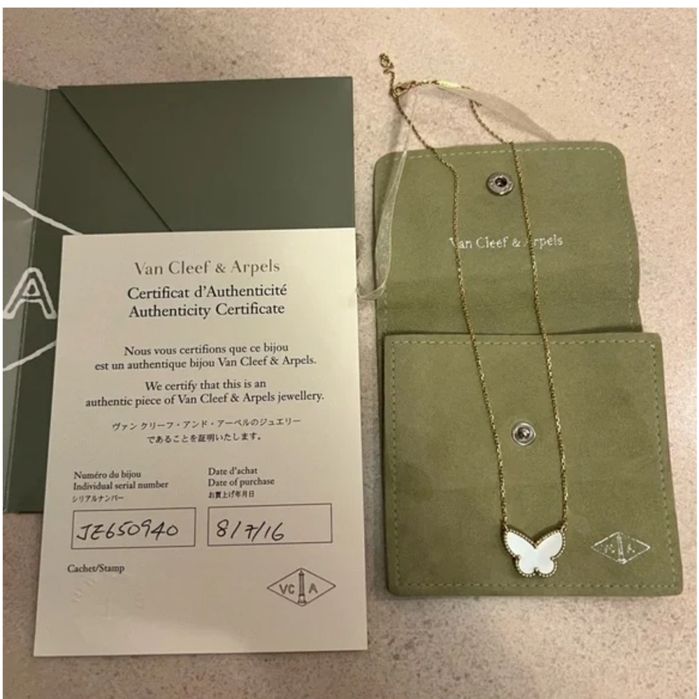 Van Cleef & Arpels Lucky Butterfly Necklace